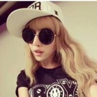 原宿风墨镜女生头像