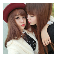 清新可爱的两闺蜜头像