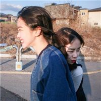 清新可爱的两闺蜜头像