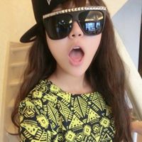 时尚qq非主流墨镜女生头像