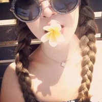 时尚qq非主流墨镜女生头像