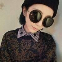 时尚qq非主流墨镜女生头像