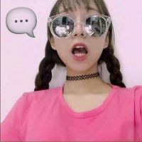 时尚qq非主流墨镜女生头像