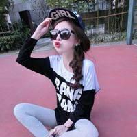 戴墨镜的女生qq头像