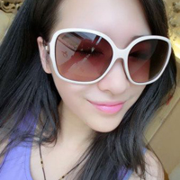 戴墨镜的女生qq头像