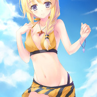 卡通女生性感头像