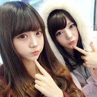 好看两姐妹qq头像一人一张