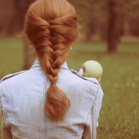 清新小女孩欧美头像