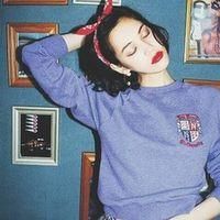 清新小女孩欧美头像