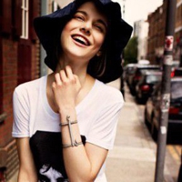 清新小女孩欧美头像