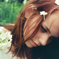 清新小女孩欧美头像