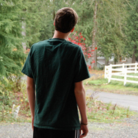 温柔暖男微信背影头像