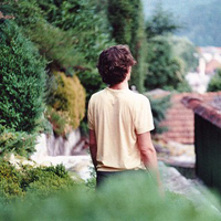 温柔暖男微信背影头像