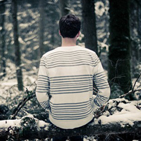 温柔暖男微信背影头像