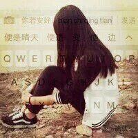 键盘合成女生头像