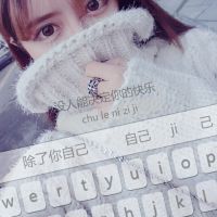 键盘合成女生头像