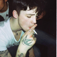 欧美颓废男生抽烟头像