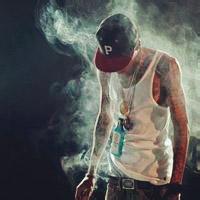 欧美颓废男生抽烟头像