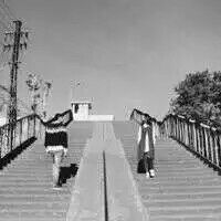 黑白情侣头像一左一右