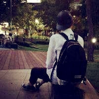 帅气男生背影微信头像