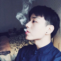孤独男生抽烟头像