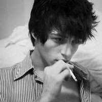 孤独男生抽烟头像