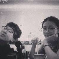 黑白意境情侣头像