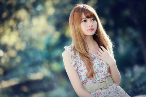 唯美的清纯可爱女生图片