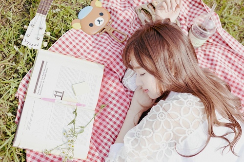 唯美的清纯可爱女生图片