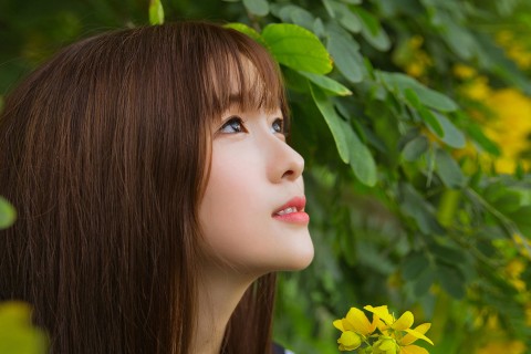 唯美的清纯可爱女生图片