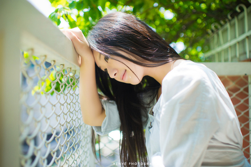 唯美的清纯可爱女生图片