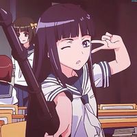 校园风女生卡通可爱头像