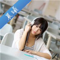 校园风小清新女生头像带字