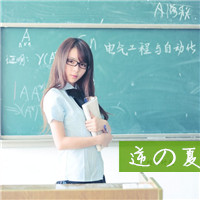 校园风小清新女生头像带字