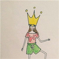 清新手绘女生头像