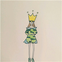 清新手绘女生头像