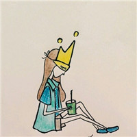 清新手绘女生头像