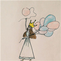 清新手绘女生头像