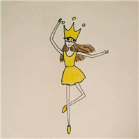 清新手绘女生头像