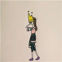 清新手绘女生头像