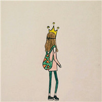 清新手绘女生头像