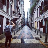 男生孤独背影头像