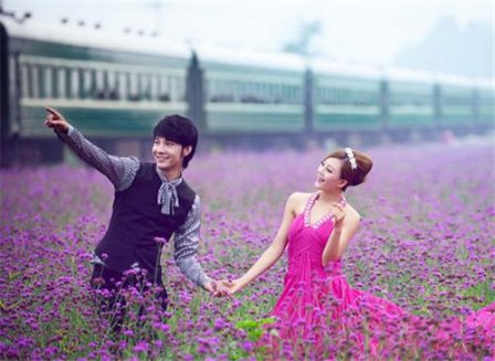 森系浪漫的情侣签名