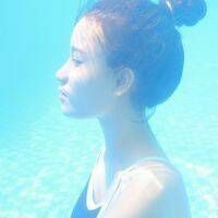 蓝色qq头像女生头像