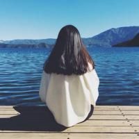 蓝色qq头像女生头像