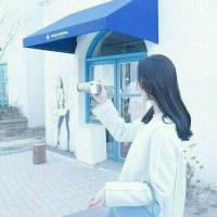 蓝色qq头像女生头像