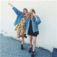 欧美小清新姐妹头像