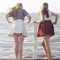 欧美小清新姐妹头像