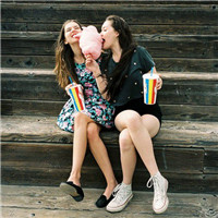 欧美小清新姐妹头像