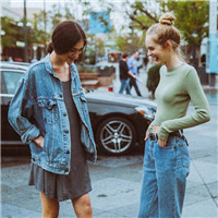 欧美小清新姐妹头像